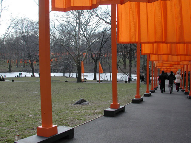 the gates central park new york city. The Gates - New York February